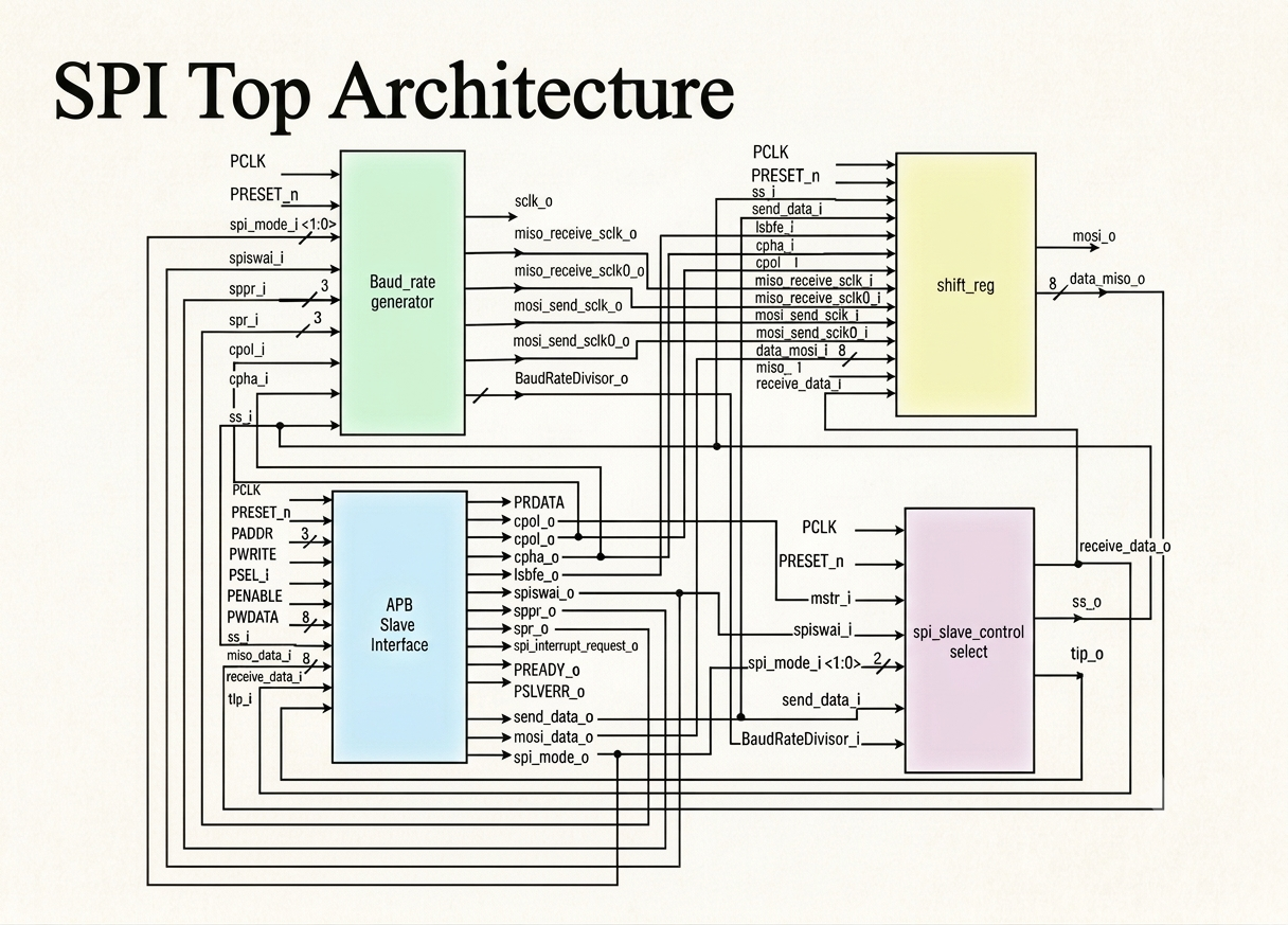SPI_TOP microarchitecture