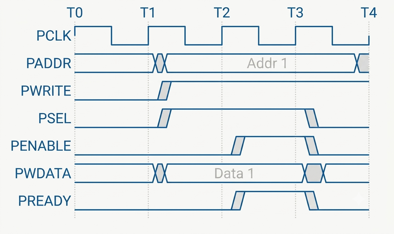 APB write transaction